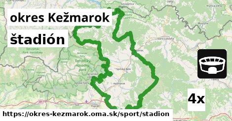 štadión, okres Kežmarok