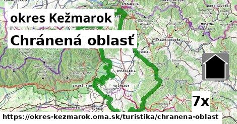 Chránená oblasť, okres Kežmarok