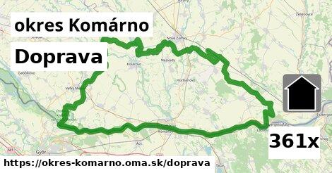 doprava v okres Komárno