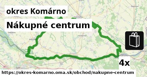 Nákupné centrum, okres Komárno