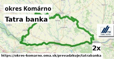 Tatra banka, okres Komárno
