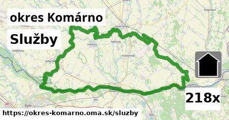 služby v okres Komárno