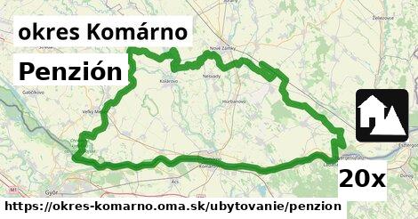 Penzión, okres Komárno