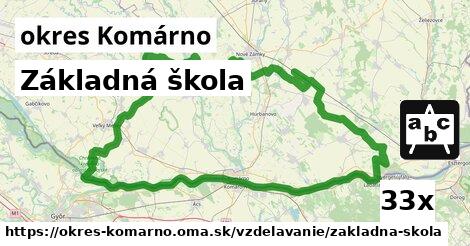 Základná škola, okres Komárno