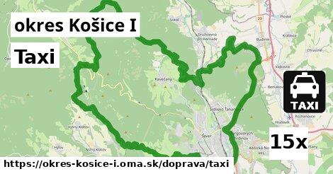 Taxi, okres Košice I