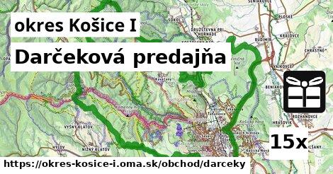 darčeková predajňa v okres Košice I