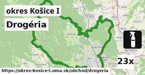 Drogéria, okres Košice I