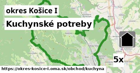 Kuchynské potreby, okres Košice I