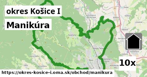 Manikúra, okres Košice I