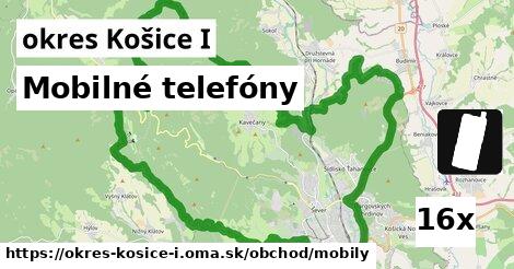 Mobilné telefóny, okres Košice I