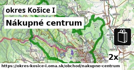 Nákupné centrum, okres Košice I