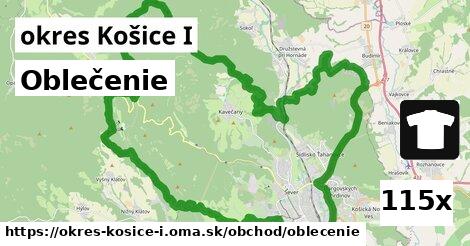 Oblečenie, okres Košice I