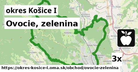 Ovocie, zelenina, okres Košice I