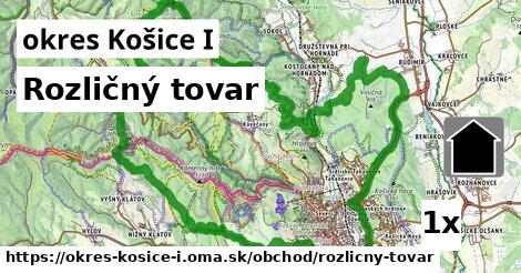 Rozličný tovar, okres Košice I