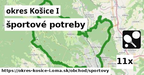 športové potreby, okres Košice I