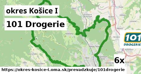 101 Drogerie, okres Košice I