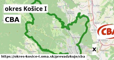 CBA, okres Košice I