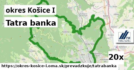Tatra banka, okres Košice I