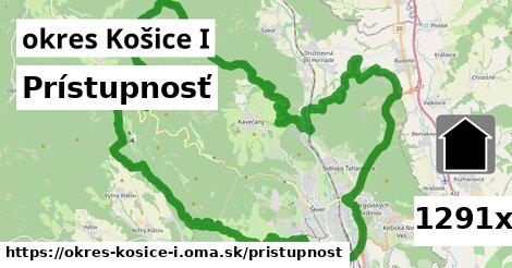 prístupnosť v okres Košice I