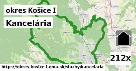 Kancelária, okres Košice I