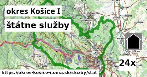 štátne služby, okres Košice I