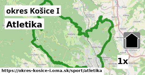 Atletika, okres Košice I