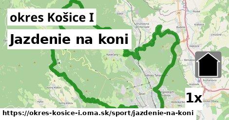 Jazdenie na koni, okres Košice I