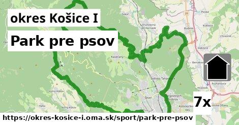 Park pre psov, okres Košice I