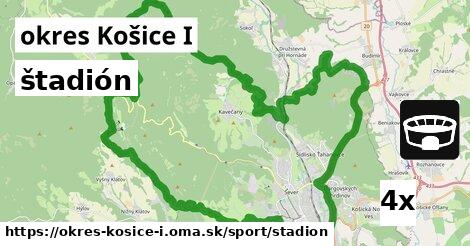 štadión, okres Košice I