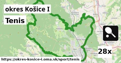 Tenis, okres Košice I