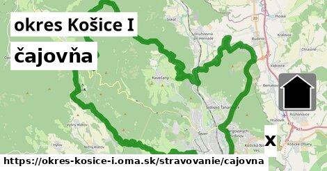 čajovňa, okres Košice I
