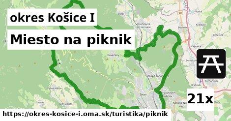 Miesto na piknik, okres Košice I