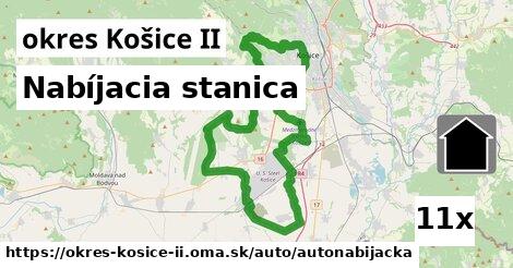 Nabíjacia stanica, okres Košice II