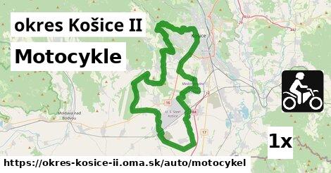 Motocykle, okres Košice II