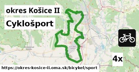 Cyklošport, okres Košice II