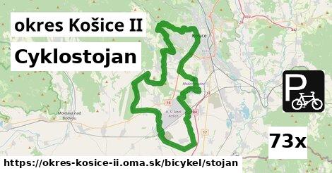 Cyklostojan, okres Košice II