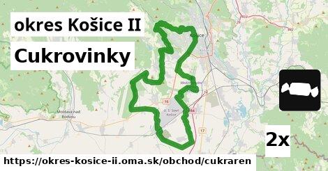 Cukrovinky, okres Košice II