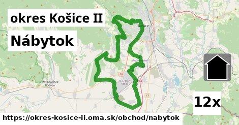 Nábytok, okres Košice II