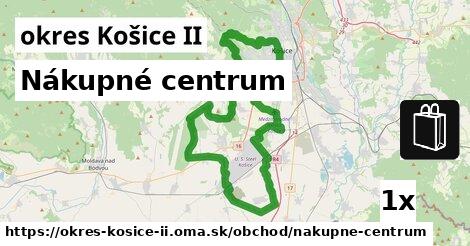 Nákupné centrum, okres Košice II