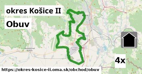 Obuv, okres Košice II