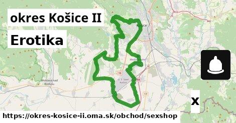 Erotika, okres Košice II