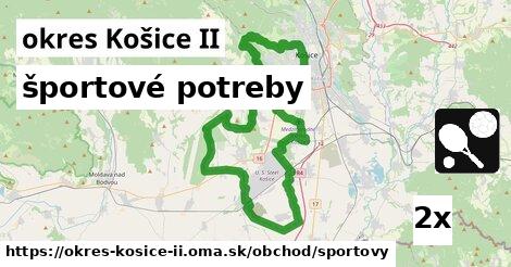 športové potreby, okres Košice II