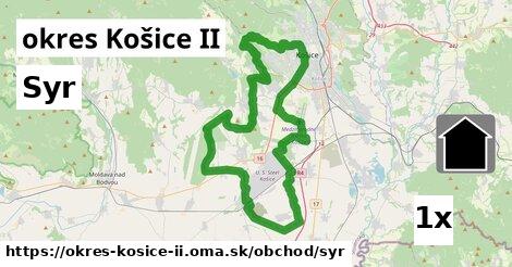 Syr, okres Košice II