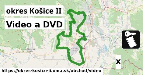 Video a DVD, okres Košice II