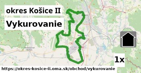 Vykurovanie, okres Košice II