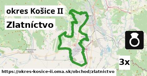 Zlatníctvo, okres Košice II