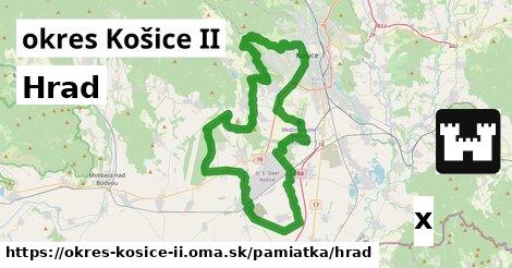 Hrad, okres Košice II