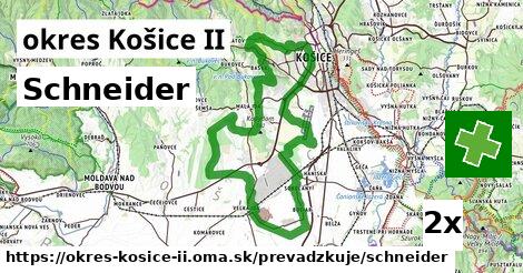 Schneider, okres Košice II