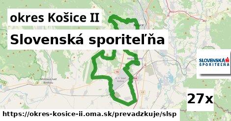 Slovenská sporiteľňa, okres Košice II