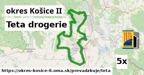 Teta drogerie, okres Košice II